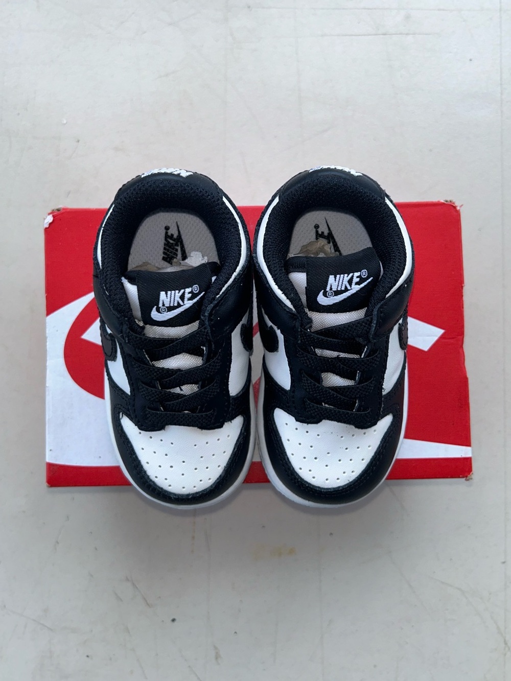 Nike Kids Black and White Low-Top Sneakers - Toddlers